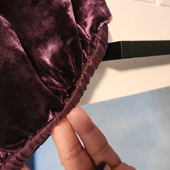 Velvet and silk blouse - Picture 4 of 6